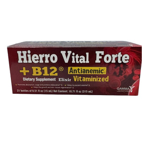 Hierro Vital Forte +B12 de 21 Frascos