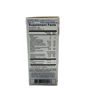 Vital Fuerte Multivitamin & Mineral Supplement 10-10 ML Liquikshots