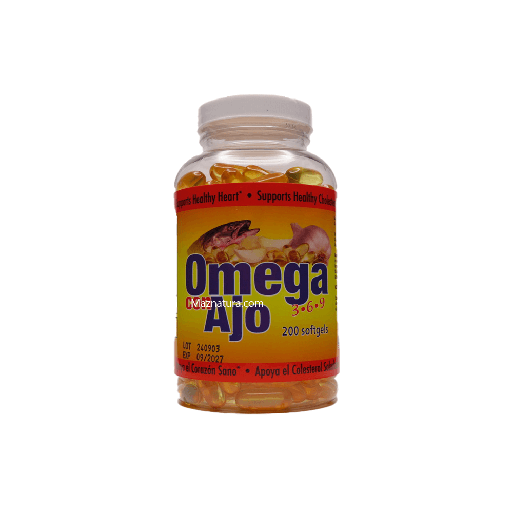 Omega con Ajo 3-6-9 Softgels - Maznatura Default Title